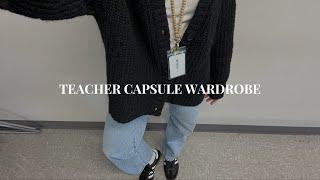 TEACHER CAPSULE WARDROBE