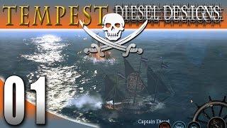 Lets Play Tempest EP1 Captain Diesel YAARRRR Open World Pirate Game 1080