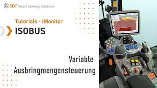 Tutorials - iMonitor  ISOBUS  EP 03 - Variable Ausbringmengensteuerung