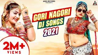 GORI NAGORI  के  1 घंटे लगातार मारवाड़ी DJ SONG 2021  New Rajasthani DJ Song  Akkii Records - RJ