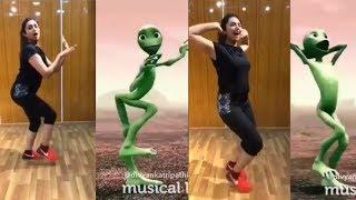 Divyanka Tripathi Dance With Alien On DameTucoSita Song