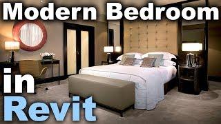Modern Bedroom in Revit Tutorial Interior Design in Revit