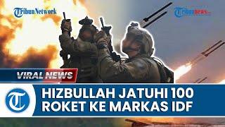 Update Perang Israel-Hamas 100 Roket Katyusha & Falaq Hibullah Bombardir 2 Markas IDF di Lebanon