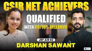 CSIR NET Chemistry Topper Interview - June 2024 with Darshan Sawant