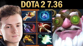 Sniper Gameplay Miracle with Daedalus and Mjolnir - Dota 7.36