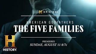 American Godfathers The Five Families Trailer  New 3-Night Event Premieres 811 at 87c  History