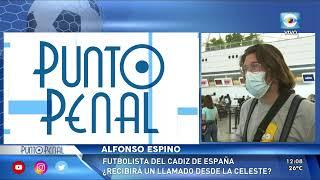 ALFONSO ESPINO. PREVIO A SU PARTIDA A ESPAÑA HABLAMOS CON EL FUTBOLISTA DEL CADIZ.