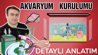 En güzel akvaryumlar böyle kuruluyor.  En detaylı akvaryum kurulumu