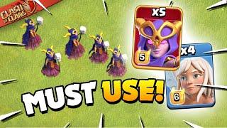 Best New Troop? Super Witch = EASY 3 Star Clash of Clans