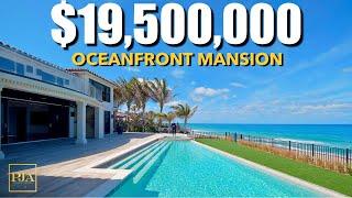 Touring a $19500000 Oceanfront Florida MEGA MANSION  Peter J Ancona