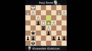 Paul Keres vs Alexander Alekhine  Dresden Germany 1936