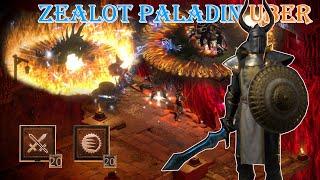 Diablo II Resurrected - Zealot Paladin Build Uber Tristram