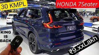 New Honda CR-V AWD 2024 Launched  30KMPL  Better Than Toyota Fortuner & Mahindra Xuv 700  Review