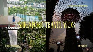 【TRAVEL VLOG】3泊4日シンガポール旅行DAY1  チャンギ空港の巨大滝  カヤトースト  ホーカーのミシュラン一つ星チキンライス  W HOTEL SINGAPORE 宿泊記