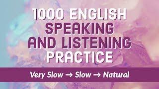1000 ESLEFL Speaking and Listening Practice - Learn English every day