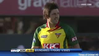 David Warners explosive 6724 vs Tasmania at Hobart  KFC Twenty20 Big Bash 200910