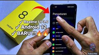 Tampilkan Baru Realme 8 setelah di Update Android 12 UI 3.0 