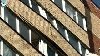 Взрыв гироскутера привёл к угрозе обрушения балкона многоэтажки
