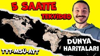 5 SAATTE TAMAMI- DÜNYA HARİTA BİLGİSİ ÇALIŞMALARI  Hafıza teknikleriyle 2023  #coğrafya #tyt #msü