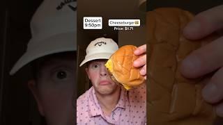 Eating the cheapest fast food burgers for the whole day