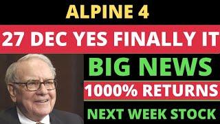 NASDAQ LISTING SOON? Is Alpine 4 Holdings ALPP Stock a BUY? Stock Prediction and Forecast