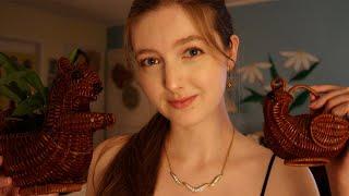 ASMR Whispered Rambles & Tapping on Thrifted Items 