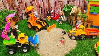 Sand play with JCBVera level funBarbie show tamil