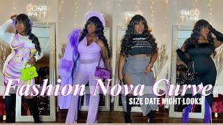 Wasn’t ready fashion nova curve haul  my guy picks my date night looks Plus size 2024