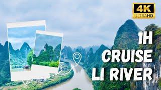  1H Relaxing Cruise on Chinas Breathtaking Li River 4k Video