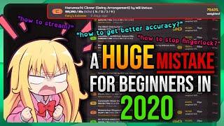 osu HUGE Beginner Mistake in 2020  Cant get good accuracy Cant stream Keep fingerlocking