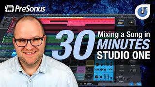 IMSTA ONLINE PreSonus Studio One Full mix in 30 min  Joe Gilder