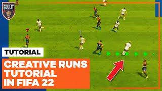 The Best Way To Trick Your Opponent FIFA 22 Creative Runs Tutorial