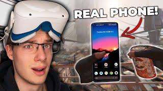 You Can Bring Your Real Phone With You Into VR
