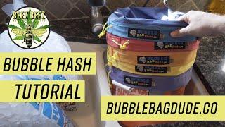 How to Make Ice Hash At Home by Hand with BubbleBag Dude Co.