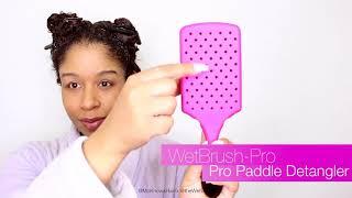 WetBrush-Pro Detangling Comb Paddle Detangler Backbar Detangler