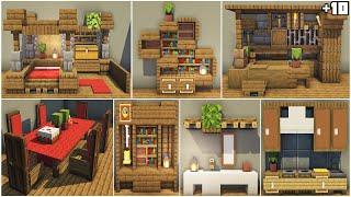 Minecraft +10 Interior Decoration Ideas and Design l Minecraft +10 İç Dekorasyon Fikri ve Tasarımı