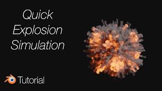 2.82 Blender Tutorial Quick Explosion Simulation With Mantaflow in Cycles