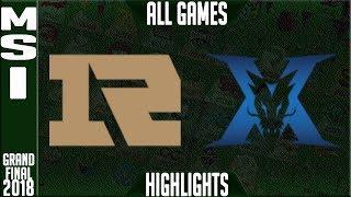 RNG vs KZ Highlights ALL GAMES Grand Final  MSI 2018 Final Royal Never Give Up vs King Zone DragonX