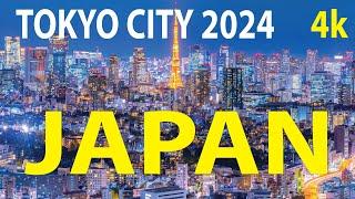 Tokyo City 2024  Japan 4K By Drone