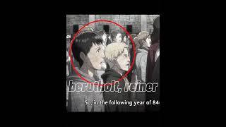 Did you notice?reiner debut#shorts#attackontitan#foreshadow#anime#reinerdebut#eren#rumbling