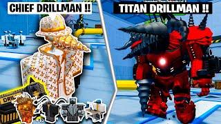 Nuevo CHIEF DRILLMAN y TITAN DRILLMAN OCULTOS ShowCase  Roblox Skibidi Toilet Tower Defense