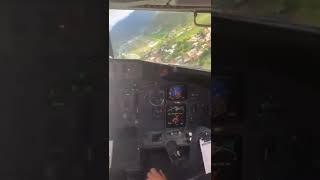 Tri-M.G. Intra Asia Airlines Flight 515 Hard Landing at Paro Footage Better Quality #shorts