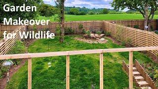 Garden Makeover for Wildlife - Before and After - 4K