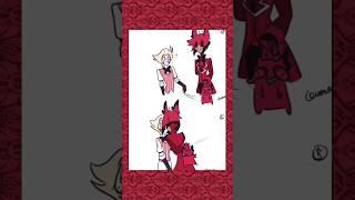 Alastor X Lucifer  Fanmade hazbin hotel comic #hazbinhotel #capcut #comics #cute #cat