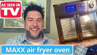 MAXX Air Fryer oven review #1 unbox setup and test out the KALORIK Maxx Air Fryer 159