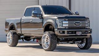 2017 Ford F250 Platinum - 6 Lift - 26x14 Forged Wheels - 3713.50 Tires - Rock Lights - PTM & more