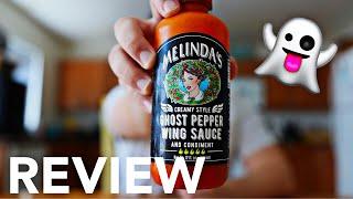 Melindas Creamy Style GHOST PEPPER WING SAUCE Review  Your new favorite Chicken Wing Sauce?