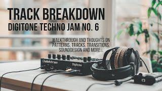 Elektron Digitone Walkthrough  Track Breakdown Techno Jam No. 6 Patterns Transitions and more