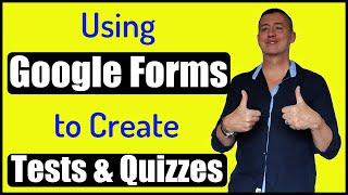 Using Google Forms for automatically checked tests-Advanced Features #GoogleForms