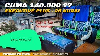 CUMA 140RB  BUS EXECUTIVE PLUS - 28 KURSI  Bis Malam Pekalongan Jakarta Tangerang  PO Adhi Prima